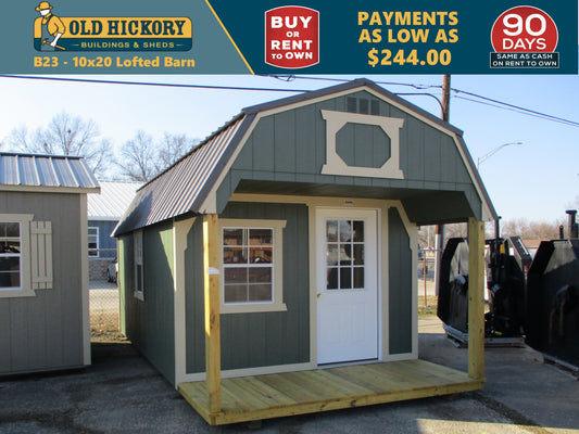 10x20 Lofted Barn