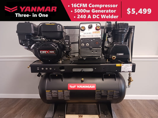 Yanmar 3-in-1 - Generator/Welder/Compressor