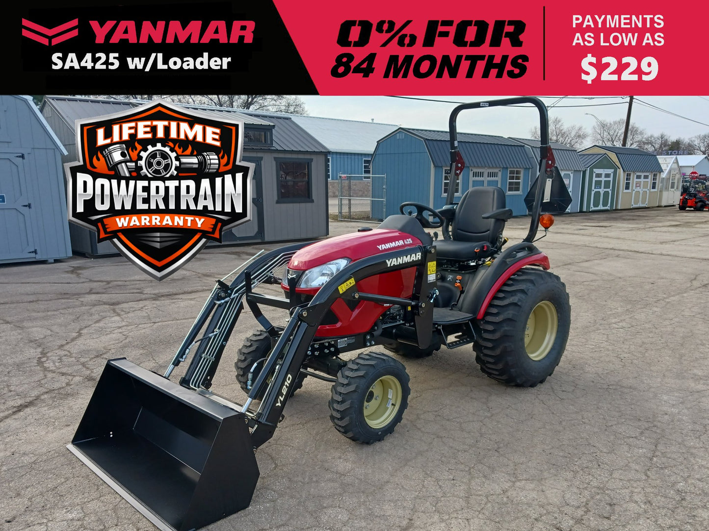 Yanmar SA425 w/ Front Loader