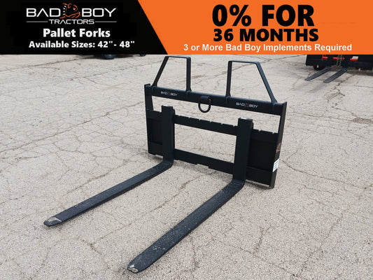 Bad Boy Quick Attach Pallet Forks