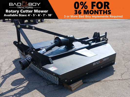 Bad Boy 3-Point Heavy Duty Rotary Cutter